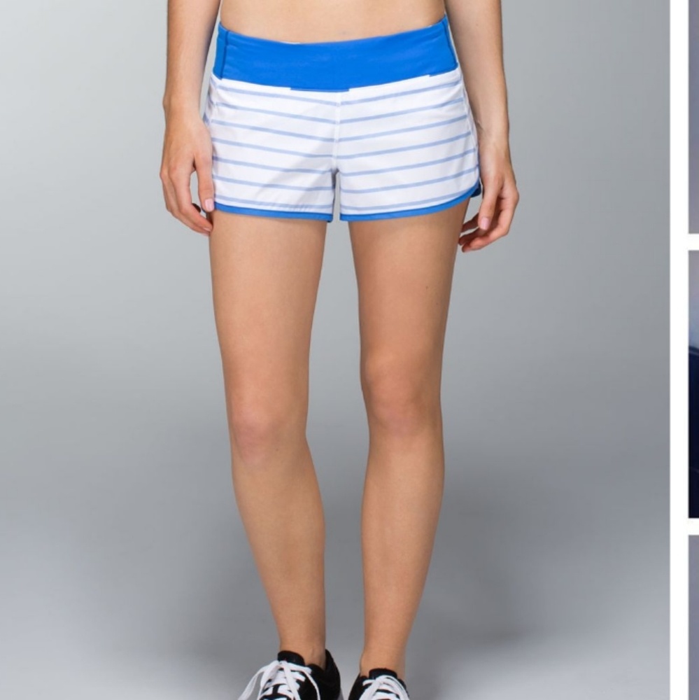 lululemon shorts size 8  2 way strecth inseam 2